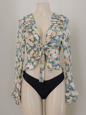 FREE PEOPLE - Maybel Floral Blouse